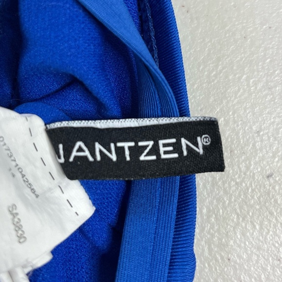 Jantzen Vibrant Blue Swimwear, one piece size 14 - Picture 3 of 13